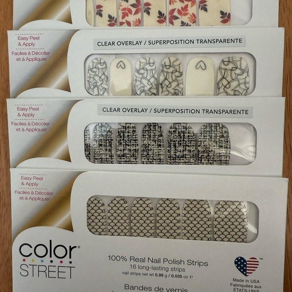 Color Street Nail Strips: Clear Overlay Bundle - Picture 1 of 5